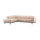WOOOD Statement hoekbank links Chenille Velvet Naturel