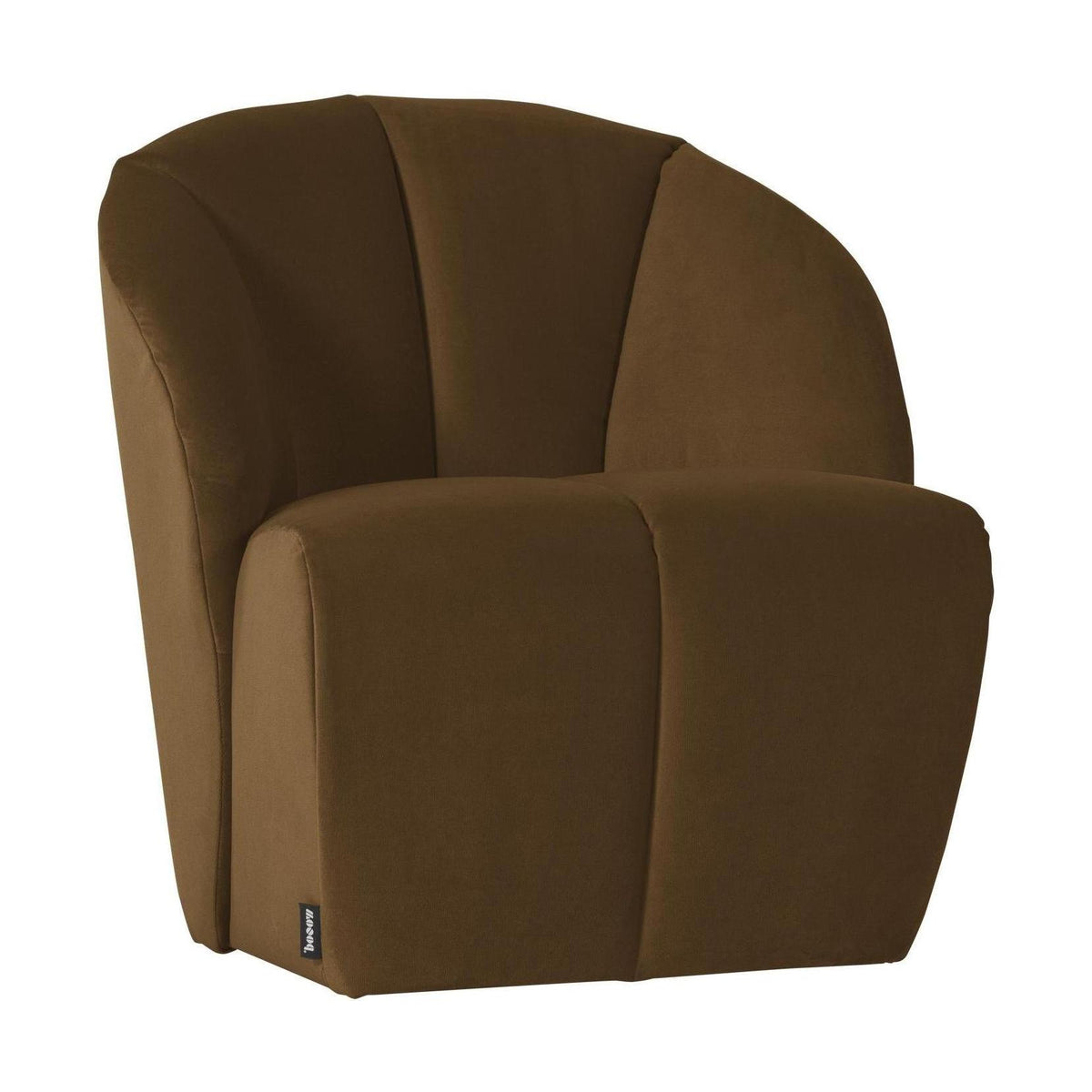 WOOOD Mojo draaifauteuil velvet Honinggeel