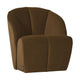 WOOOD Mojo draaifauteuil velvet Honinggeel