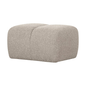 WOOOD Mojo poef bouclé Beige Melange
