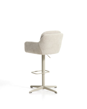 Kave Home Lexa verstelbare barkruk Beige