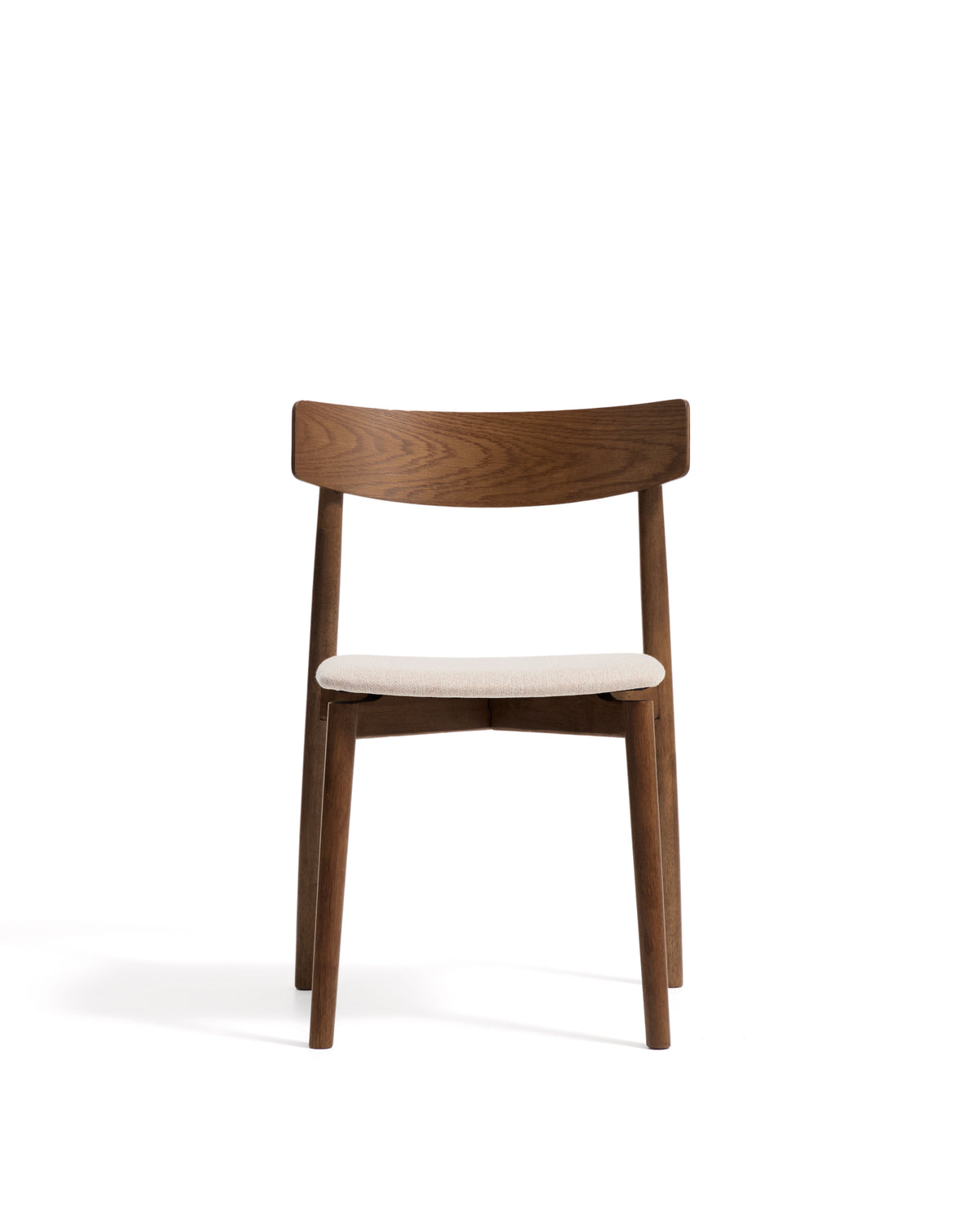 Kave Home Evera eetkamerstoel chenille Grey/Brown