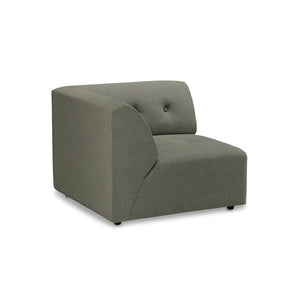 HKliving Vint bank left Linen Army Green