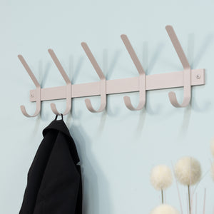 Spinder Design Dexter 5 wandkapstok Silky Taupe