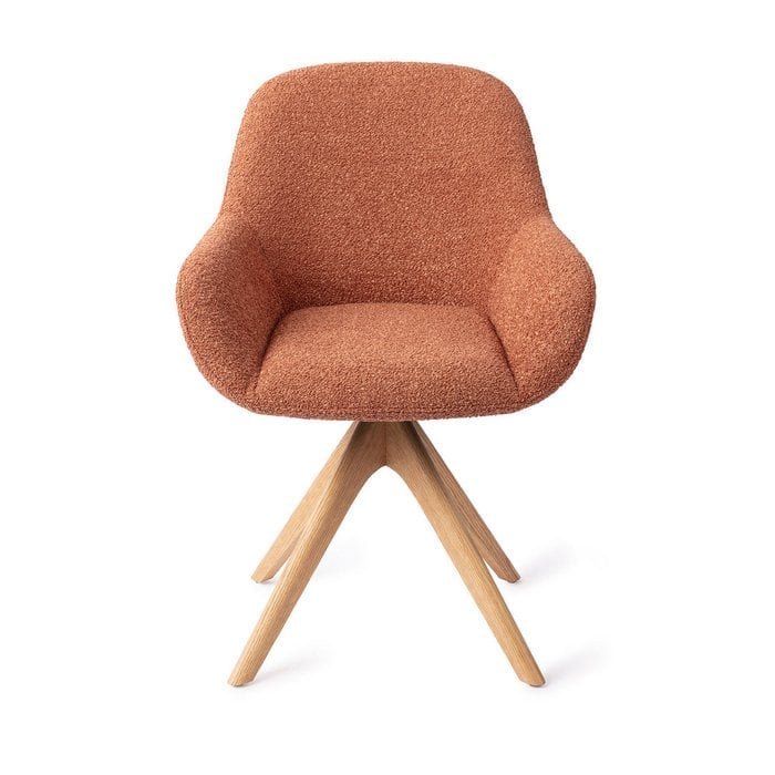 Jesper Home Kushi eetkamerstoel Amber Autumn revolve oak natural
