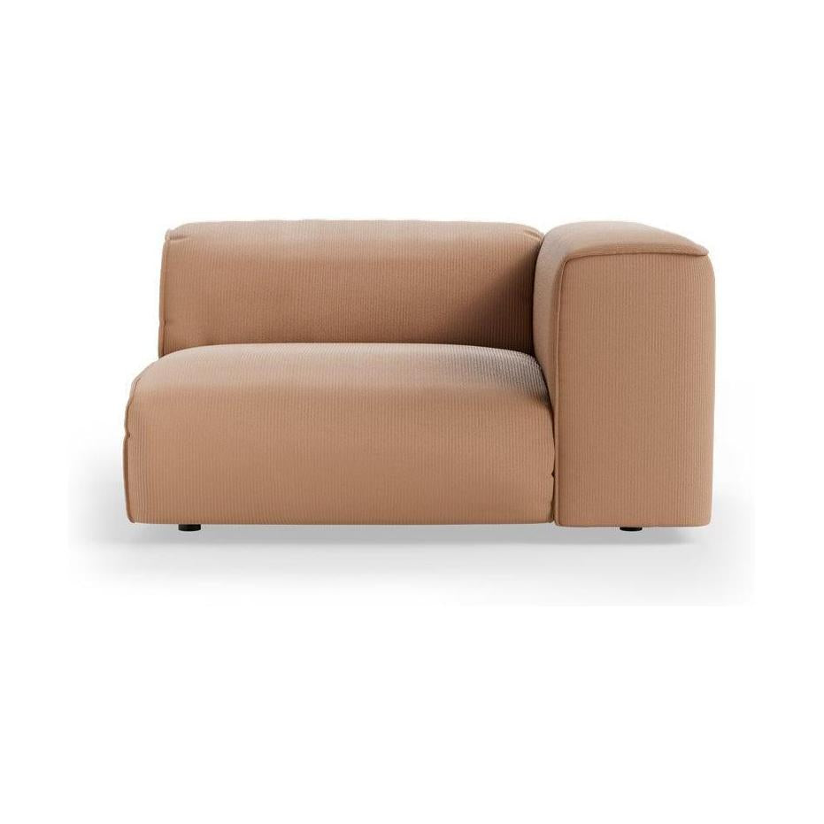 HKliving Flake bank right 1,5-seat Corduroy Rib Brown