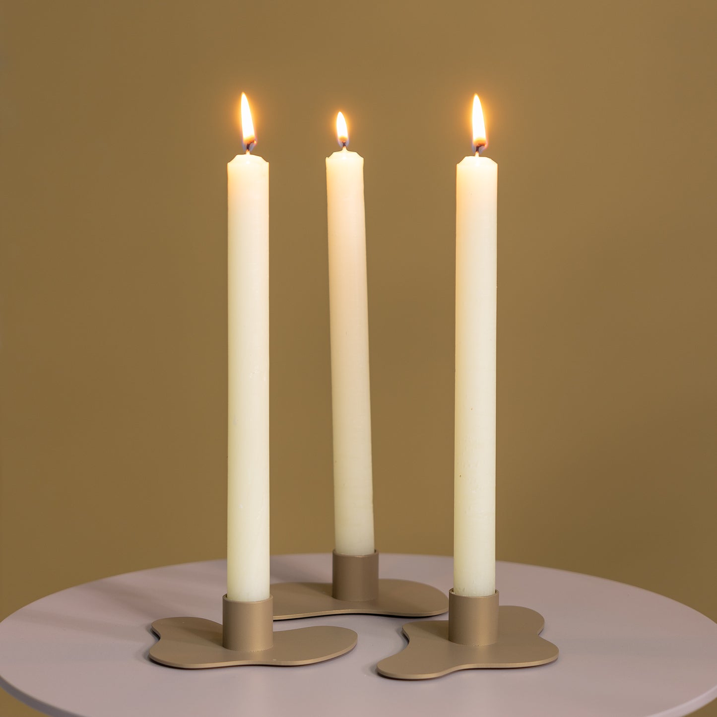 Spinder Design Melt kaarsenstandaardset Champagne