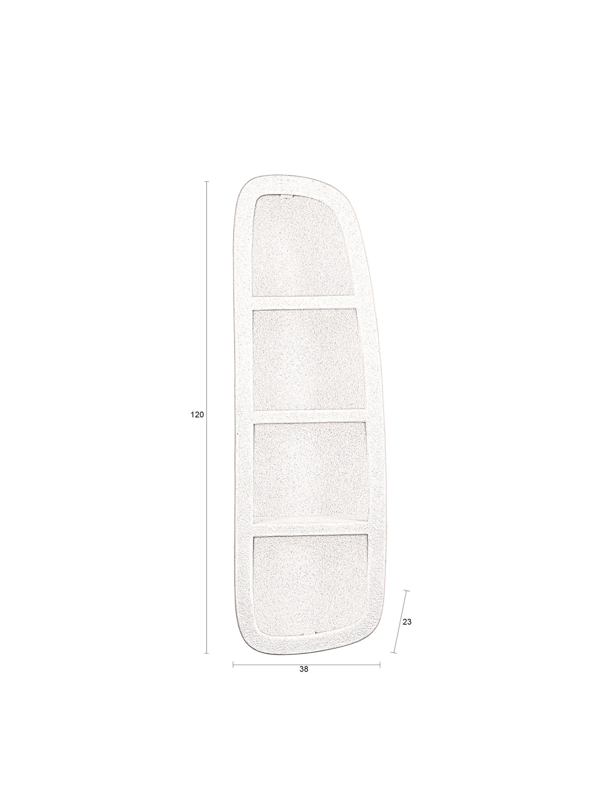 Dutchbone Veda wandkast 3 planken Beige