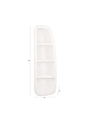 Dutchbone Veda wandkast 3 planken Beige