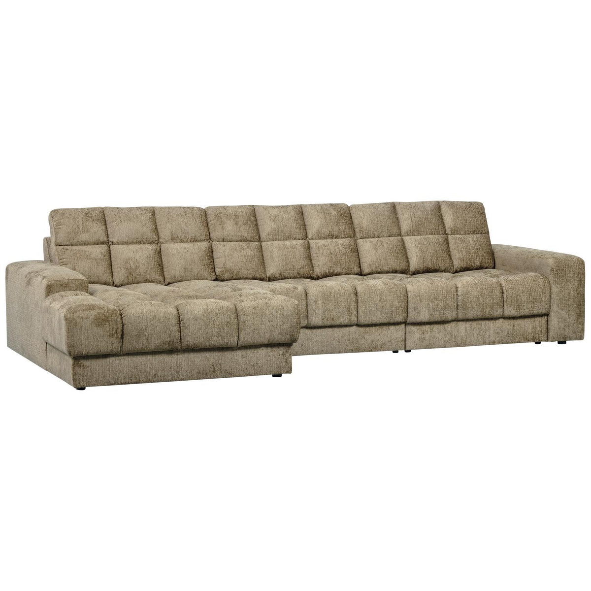 WOOOD Second Date chaise longue bank links structure velvet Wheatfield