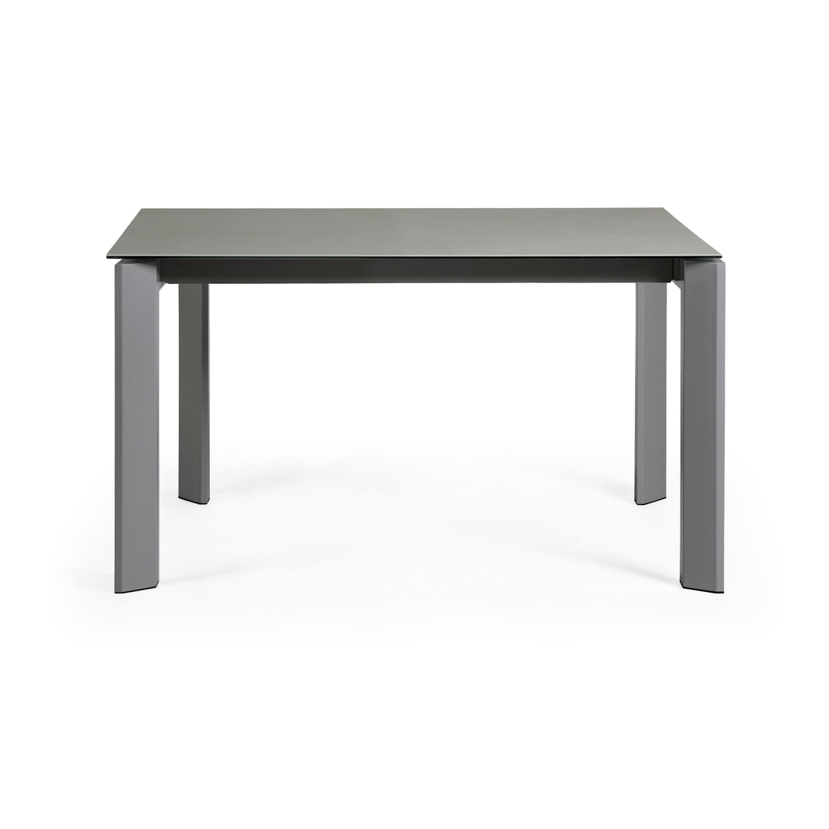 Kave Home Axis eettafel uitschuifbaar 140/200x90 cm Grijs