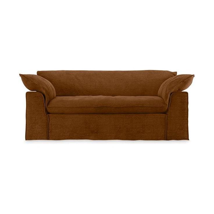 HKliving Nomad bank 204 cm Royal Velvet Caramel