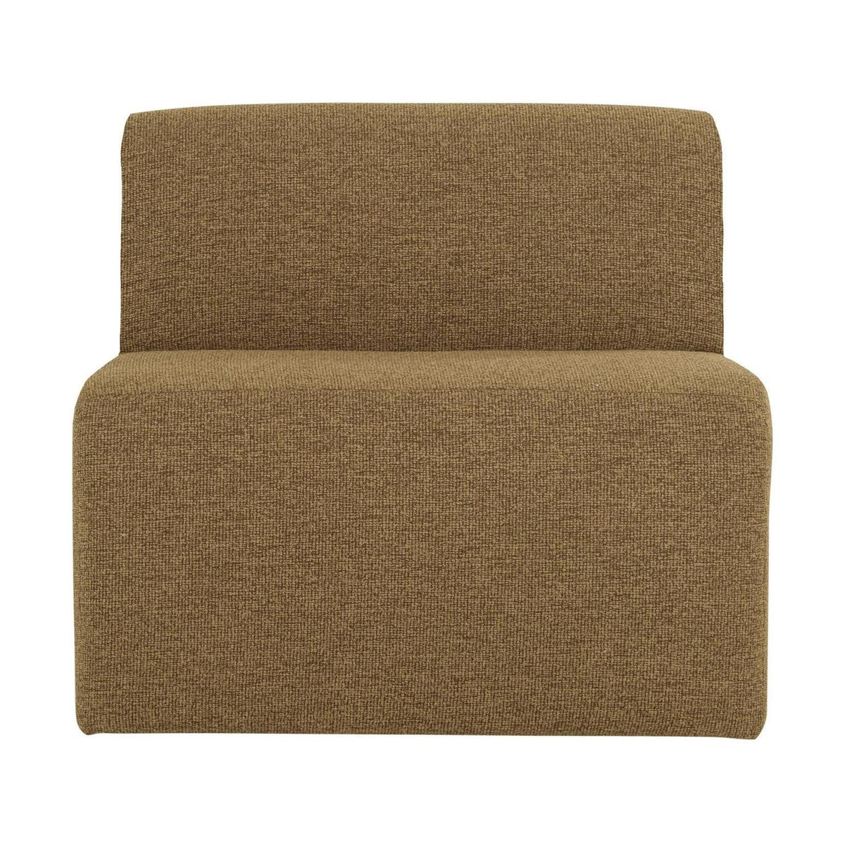WOOOD Mojo Base 1-zits bank Bouclé Geel/Bruin