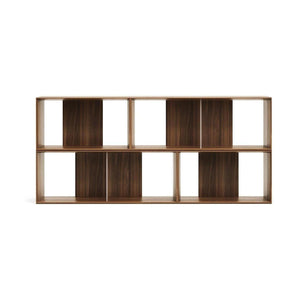 Kave Home Litto kast 4 modulaire planken walnoot