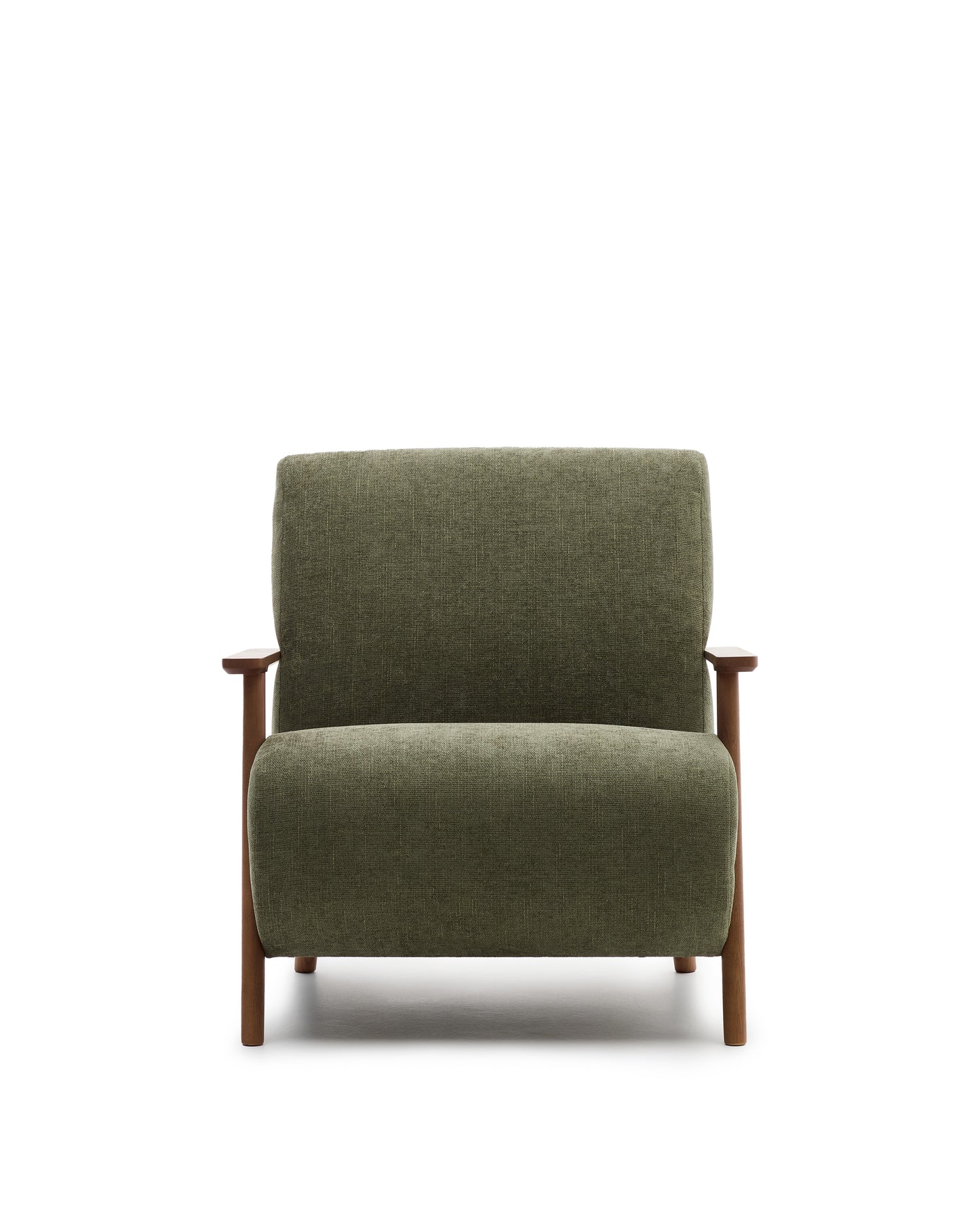 Kave Home Meghan fauteuil Green walnoot