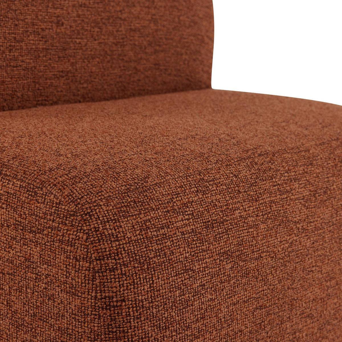 WOOOD Mojo Base 1-zits bank bouclé Roestbruin Melange