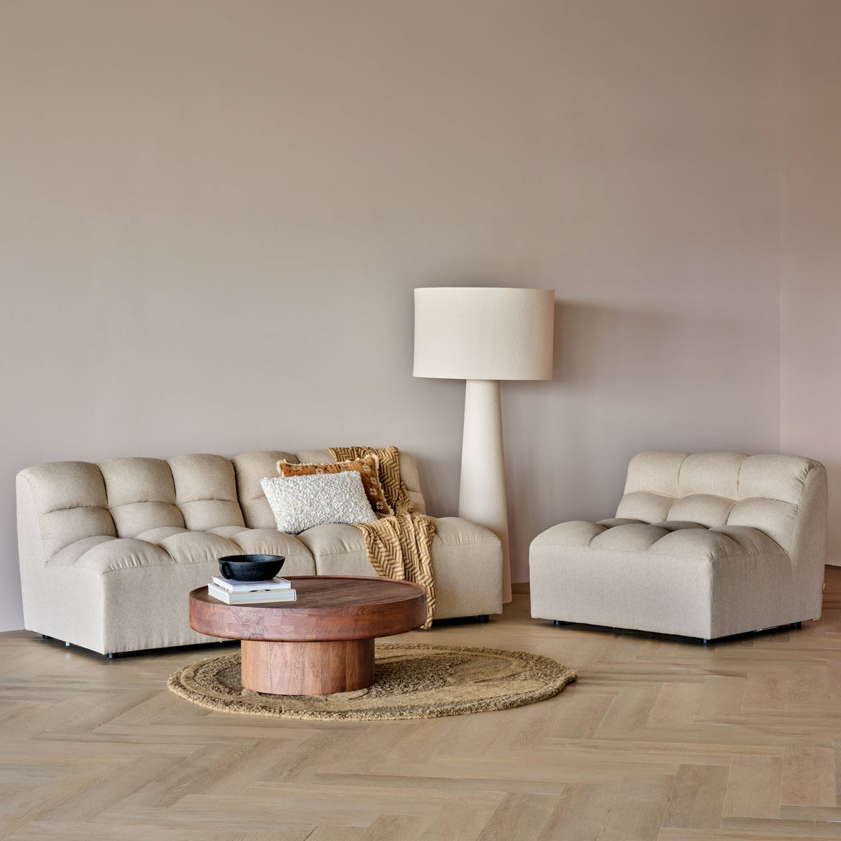 WOOOD Dara salontafel mangohout Bruin