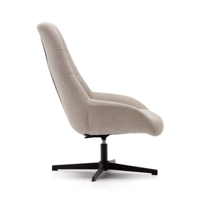 Kave Home Celida fauteuil chenille Beige