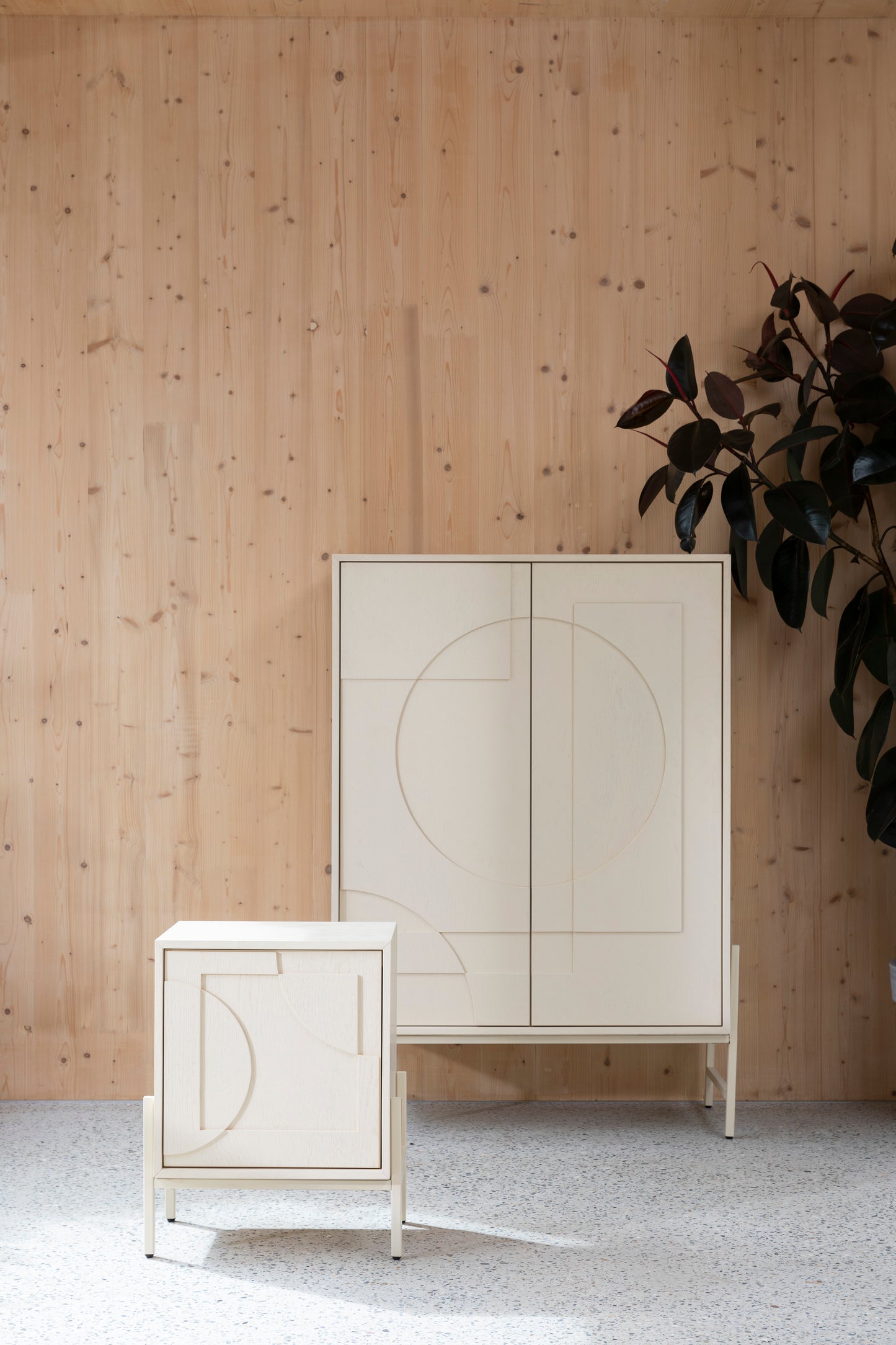 Zuiver Faces kast Beige