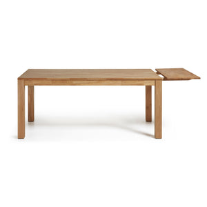 Kave Home Isbel eettafel uitschuifbaar rechthoek 120x75 cm Natural