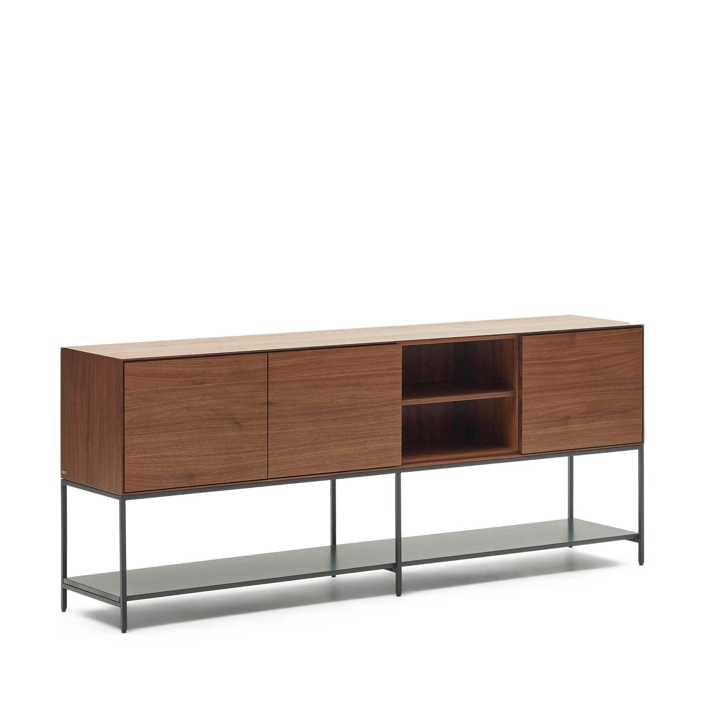 Kave Home Vedrana dressoir 3-deurs walnoot
