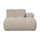 WOOOD Mojo chaise longue bank arm rechts bouclé Beige Melange