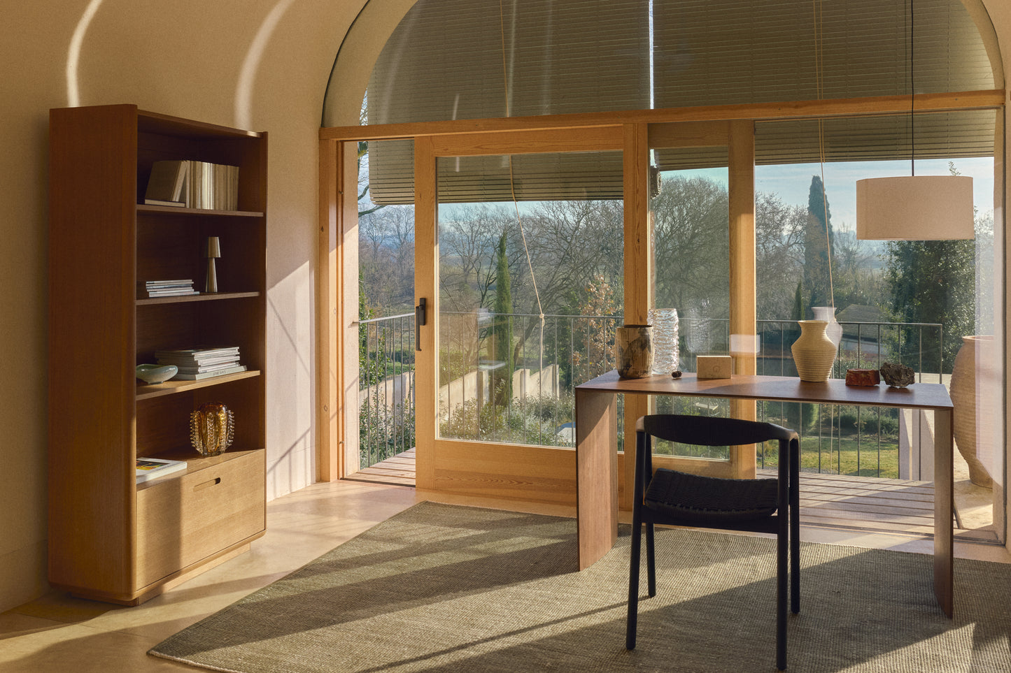 Kave Home Litto bureau Dark Brown