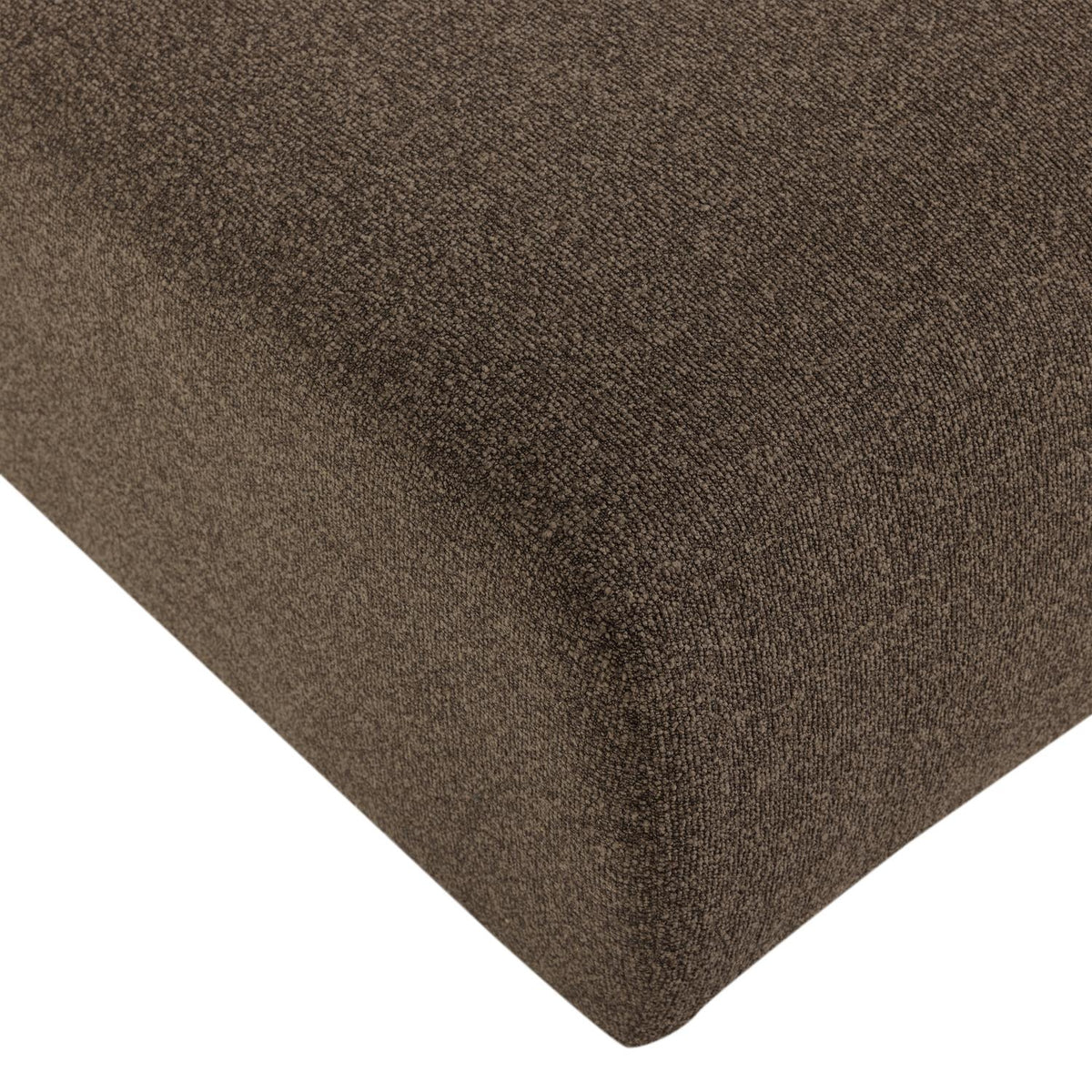 WOOOD Mojo Base chaise longue bank arm rechts bouclé Bruin
