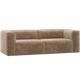 WOOOD Bean 3,5-zits bank Chenille Velvet Taupe