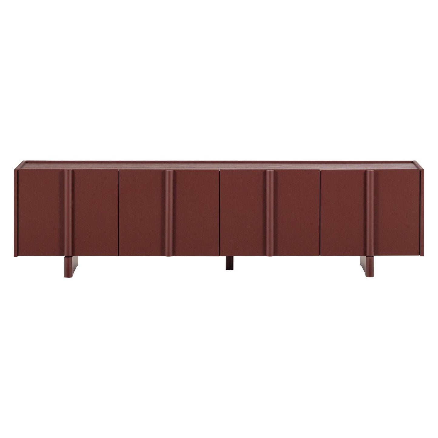WOOOD Basu tv-meubel 200 cm Bordeauxrood