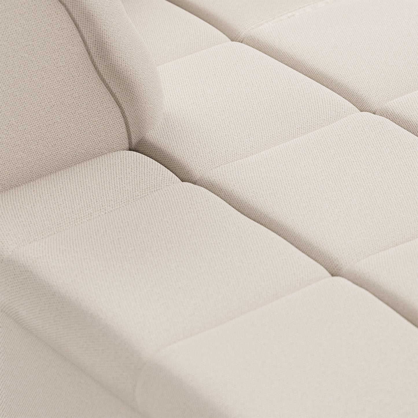 HKliving Wave bank left divan Cosy Beige
