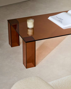 Kave Home Adularia salontafel 140x60 Bruin