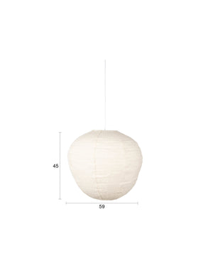 Zuiver Cocoon hanglamp L Crème