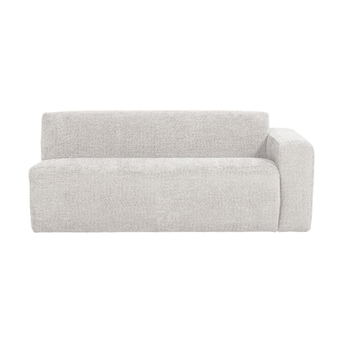 WOOOD Mojo Base 2-zits bank arm rechts wollig Ecru