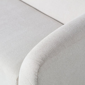 WOOOD Sloping 3-zits bank Pearl Melange