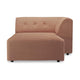 HKliving Vint bank right divan Linen Dusty Rose