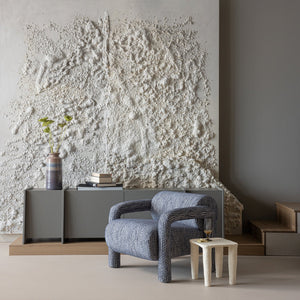 WOOOD Lenny fauteuil dessin Grijsblauw