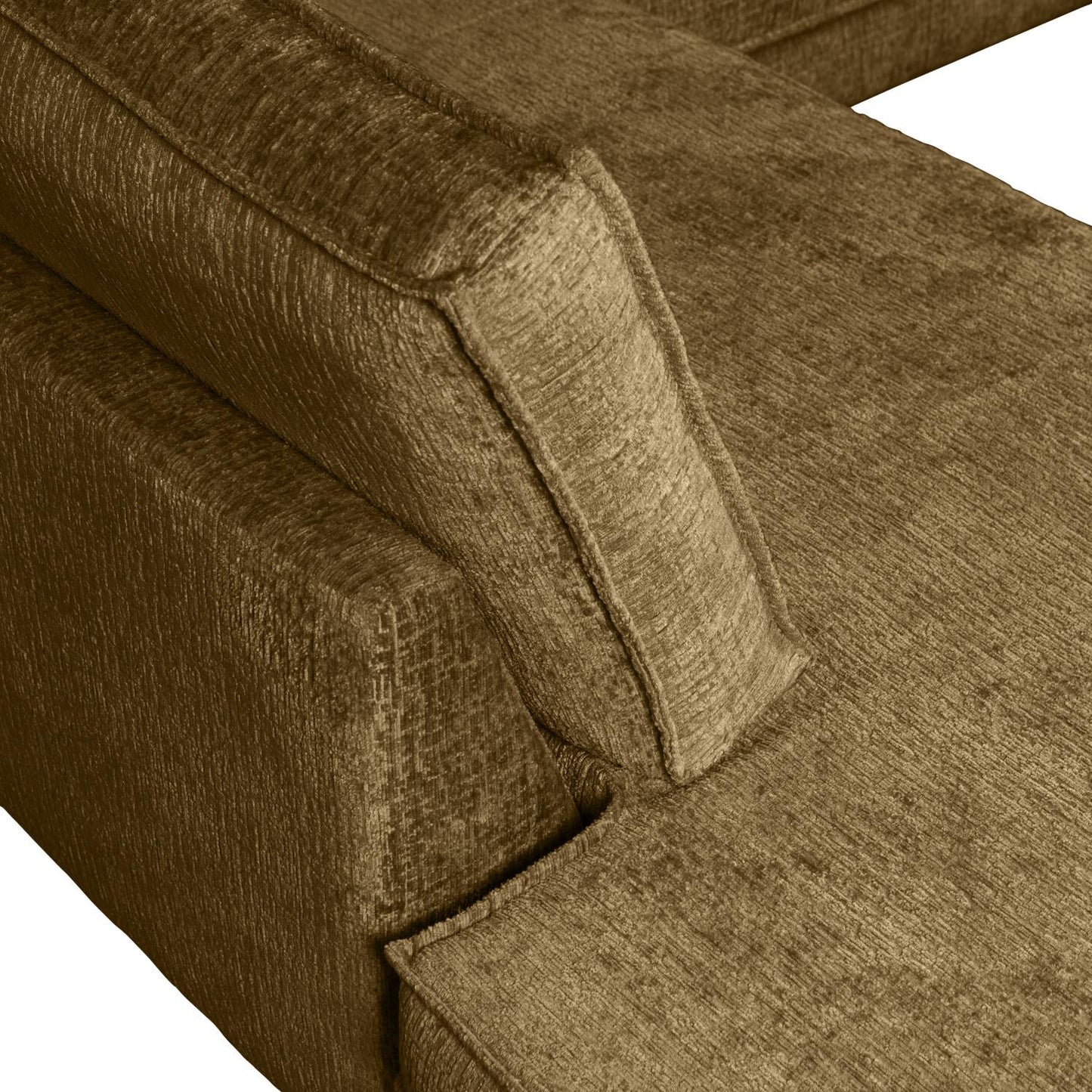 WOOOD Rodeo hoekbank links velvet Brass