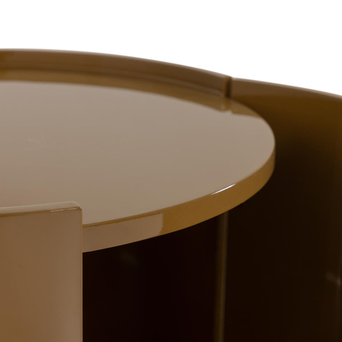 WOOOD Sera kast rond Ø45x72 cm Honinggeel