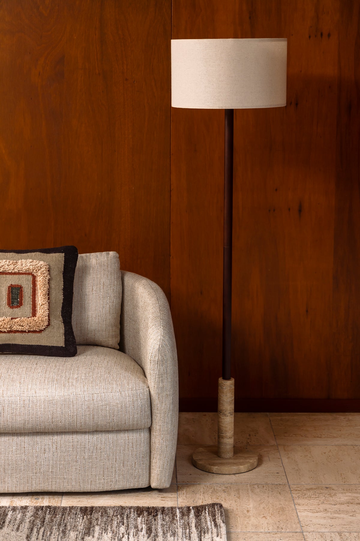 Dutchbone Jackson vloerlamp Beige