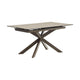 Kave Home Atminda eettafel uitschuifbaar rechthoek 160x90 cm Brown