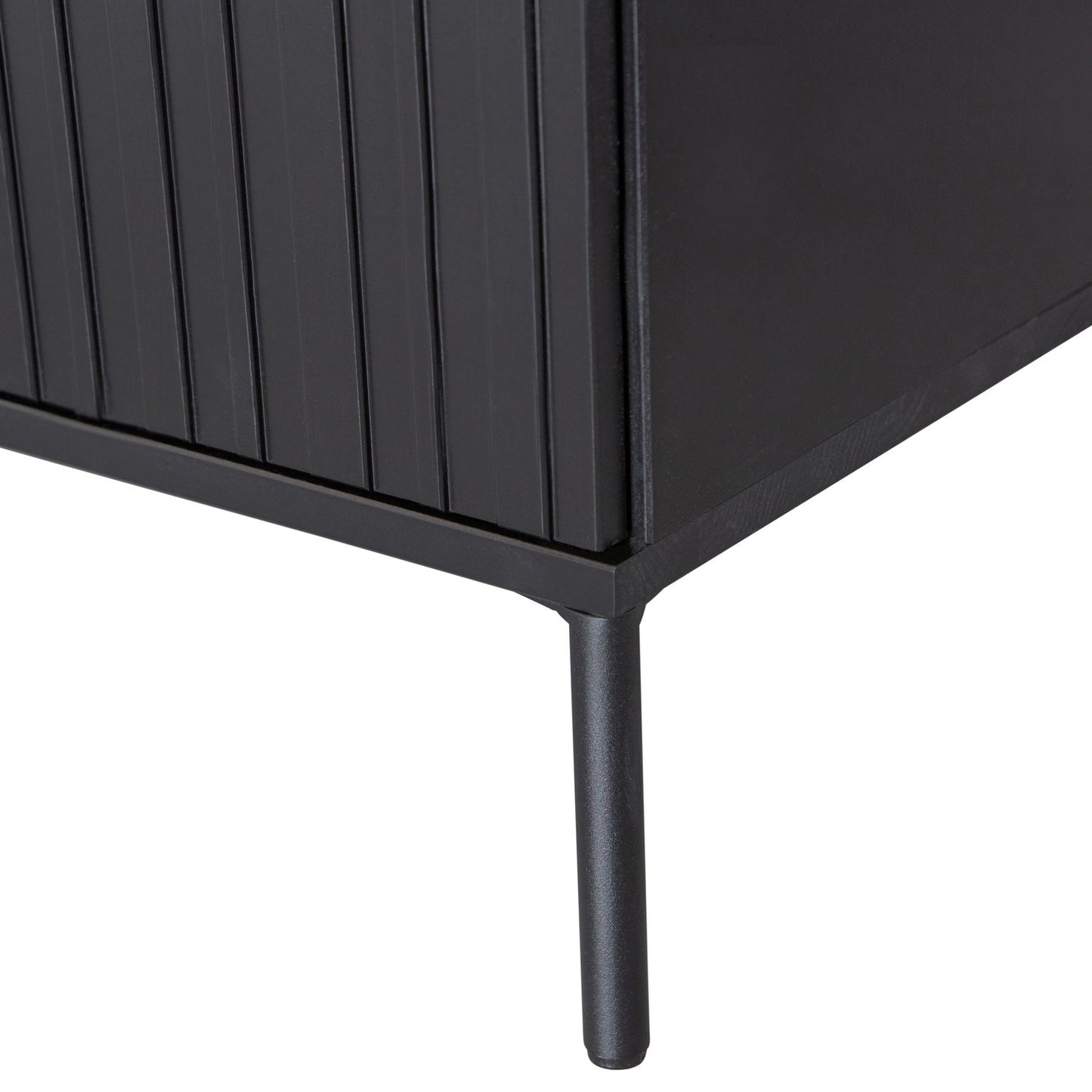 WOOOD New Gravure tv-meubel 100 cm Zwart