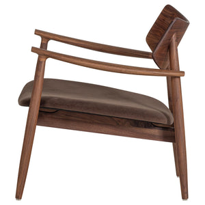 WOOOD Bask fauteuil Walnoot