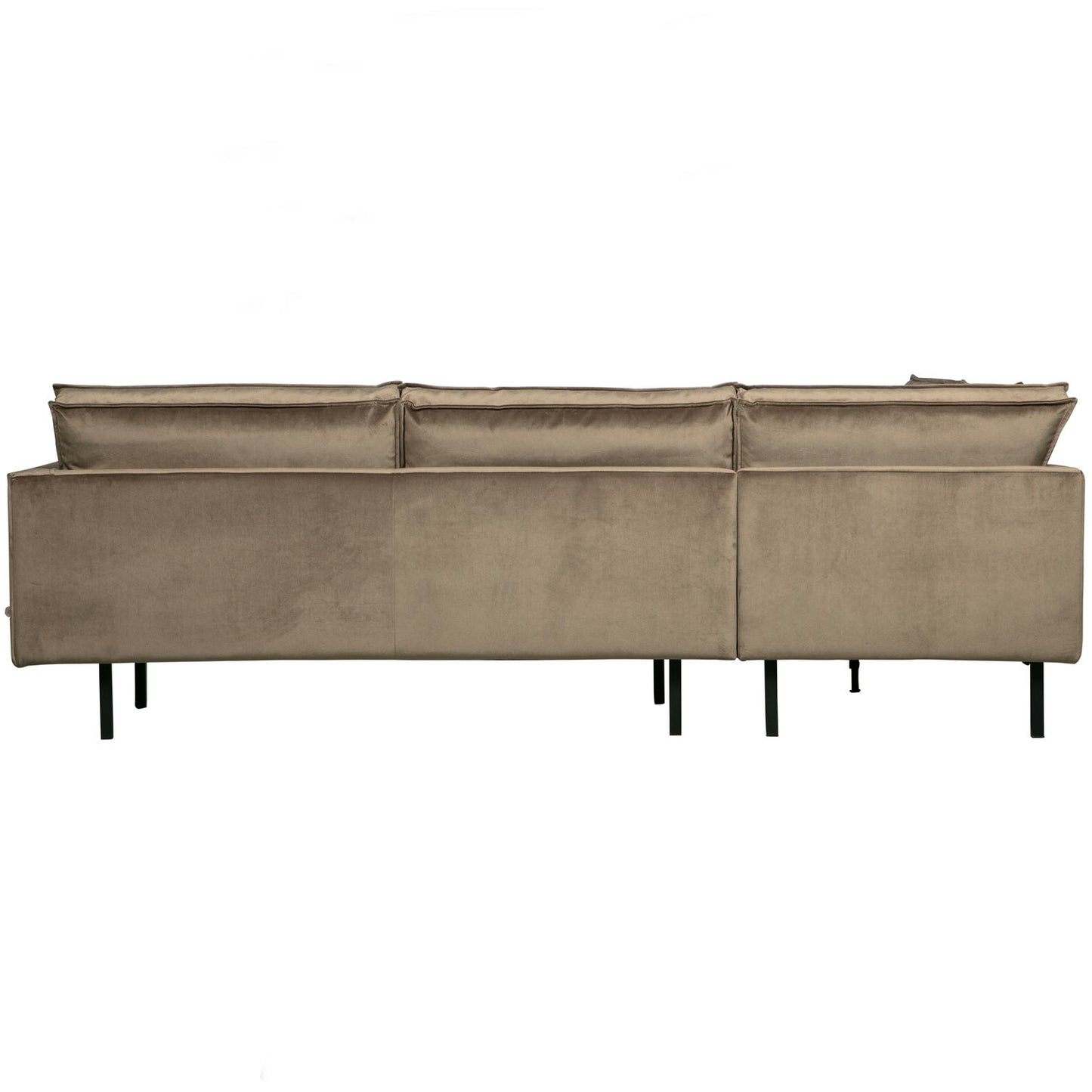 WOOOD Rodeo hoekbank links velvet Taupe