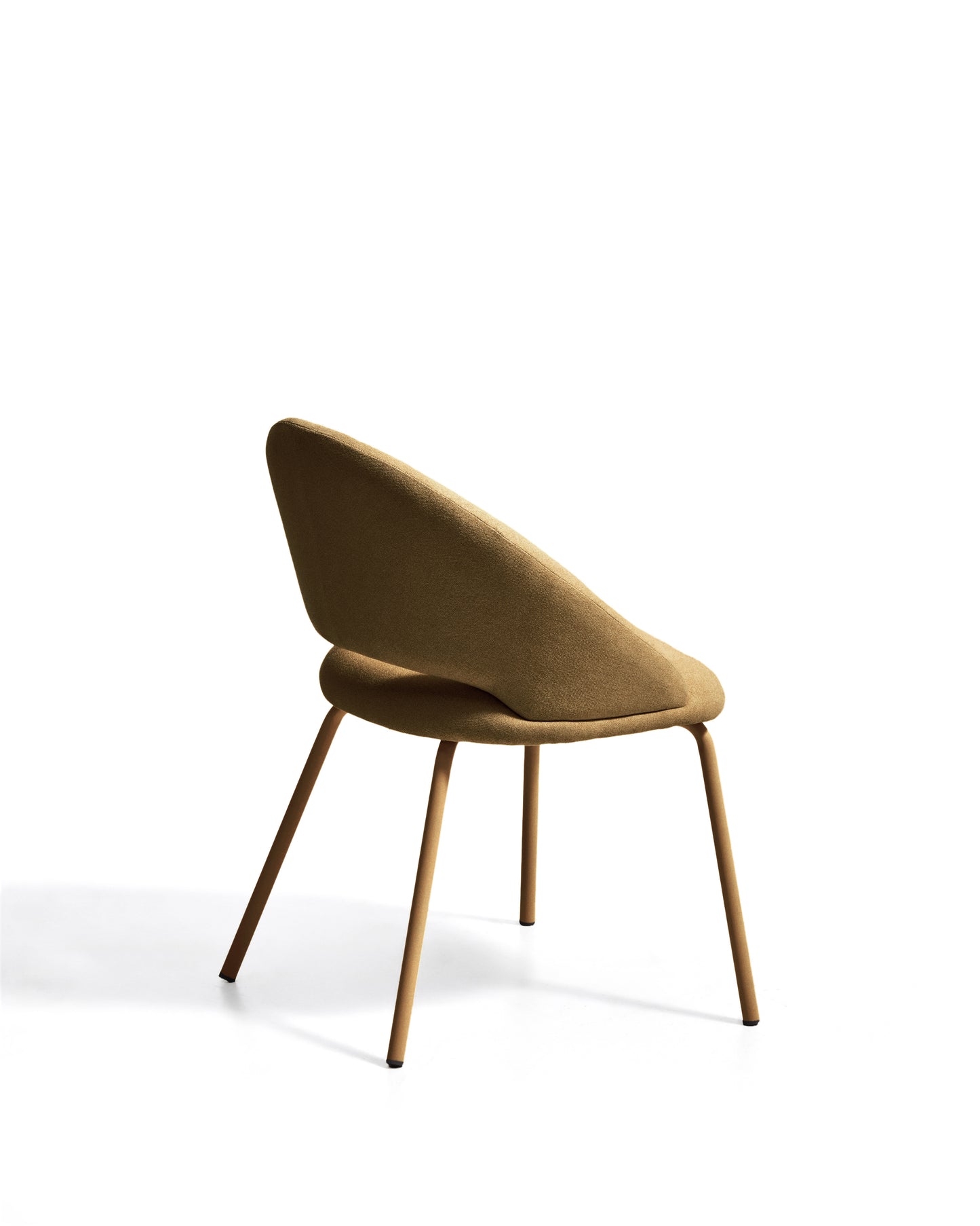 Kave Home Bonali eetkamerstoel chenille Mustard