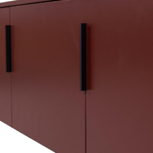 WOOOD Gunnar tv-meubel 154 cm Bordeauxrood