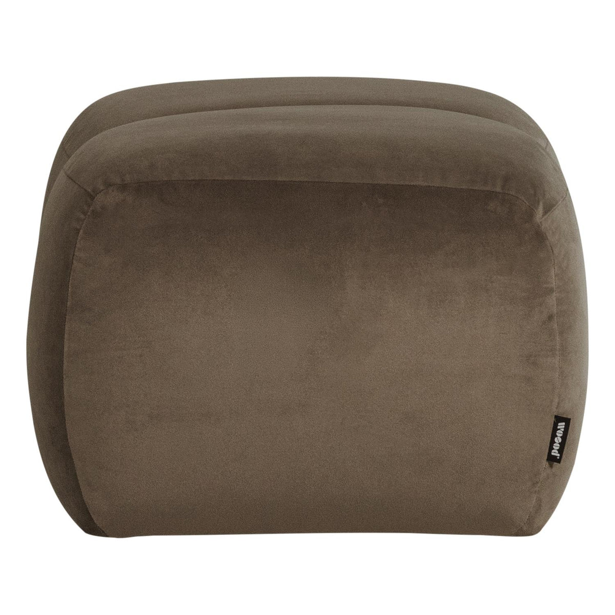 WOOOD Mojo poef velvet Taupe