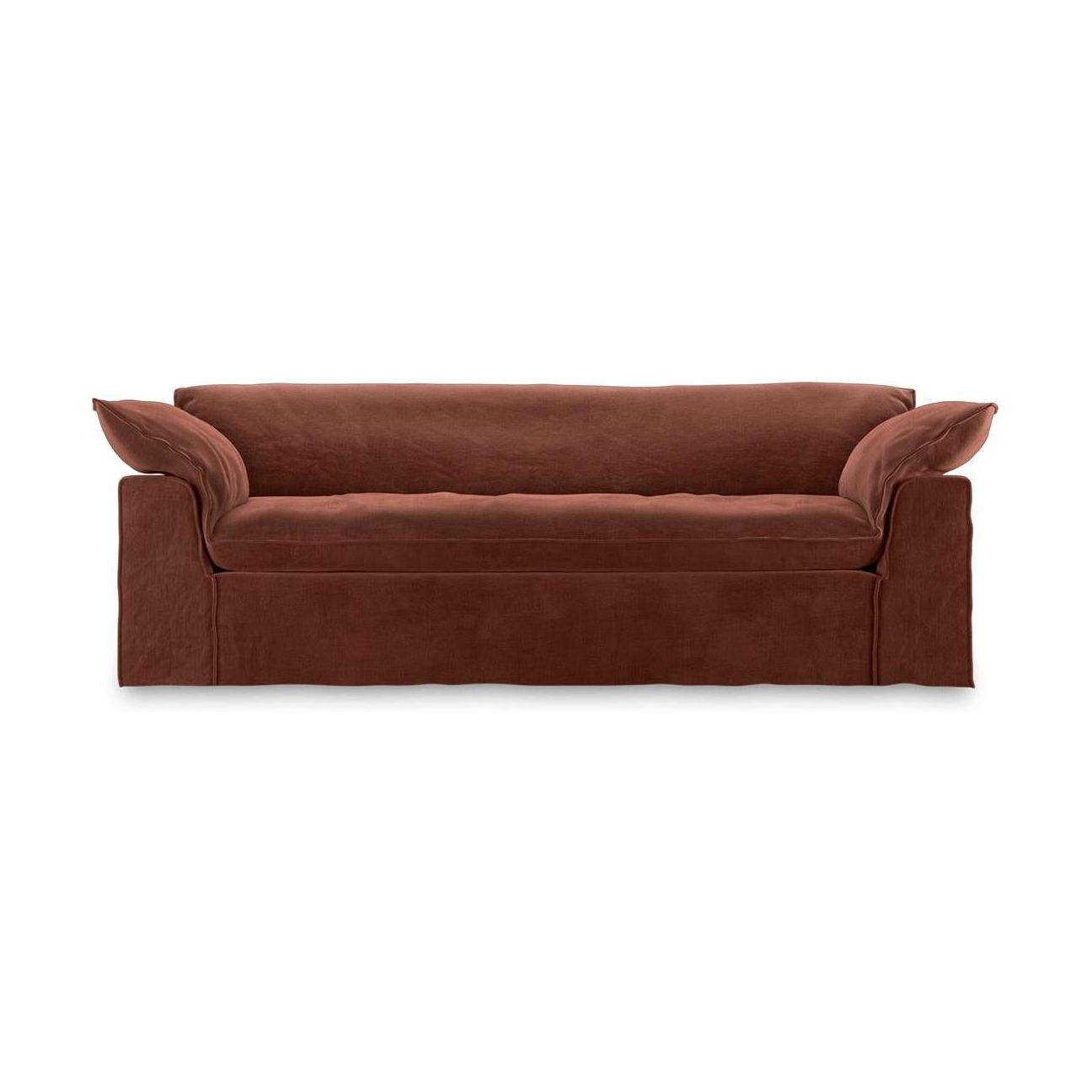 HKliving Nomad bank 244 cm Royal Velvet Magnolia