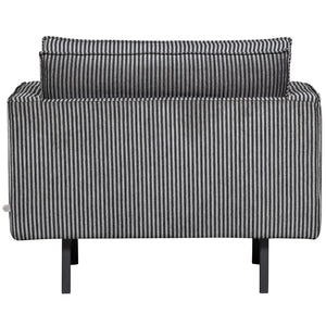 WOOOD Rodeo fauteuil Zwart/Grijs