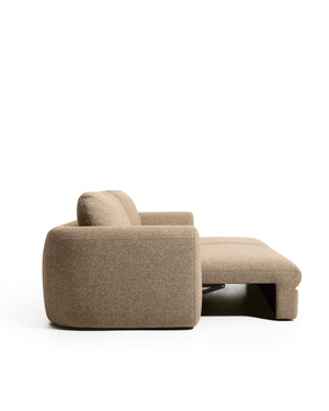 Kave Home Vera 4-zits slaapbank 240cm Bruin